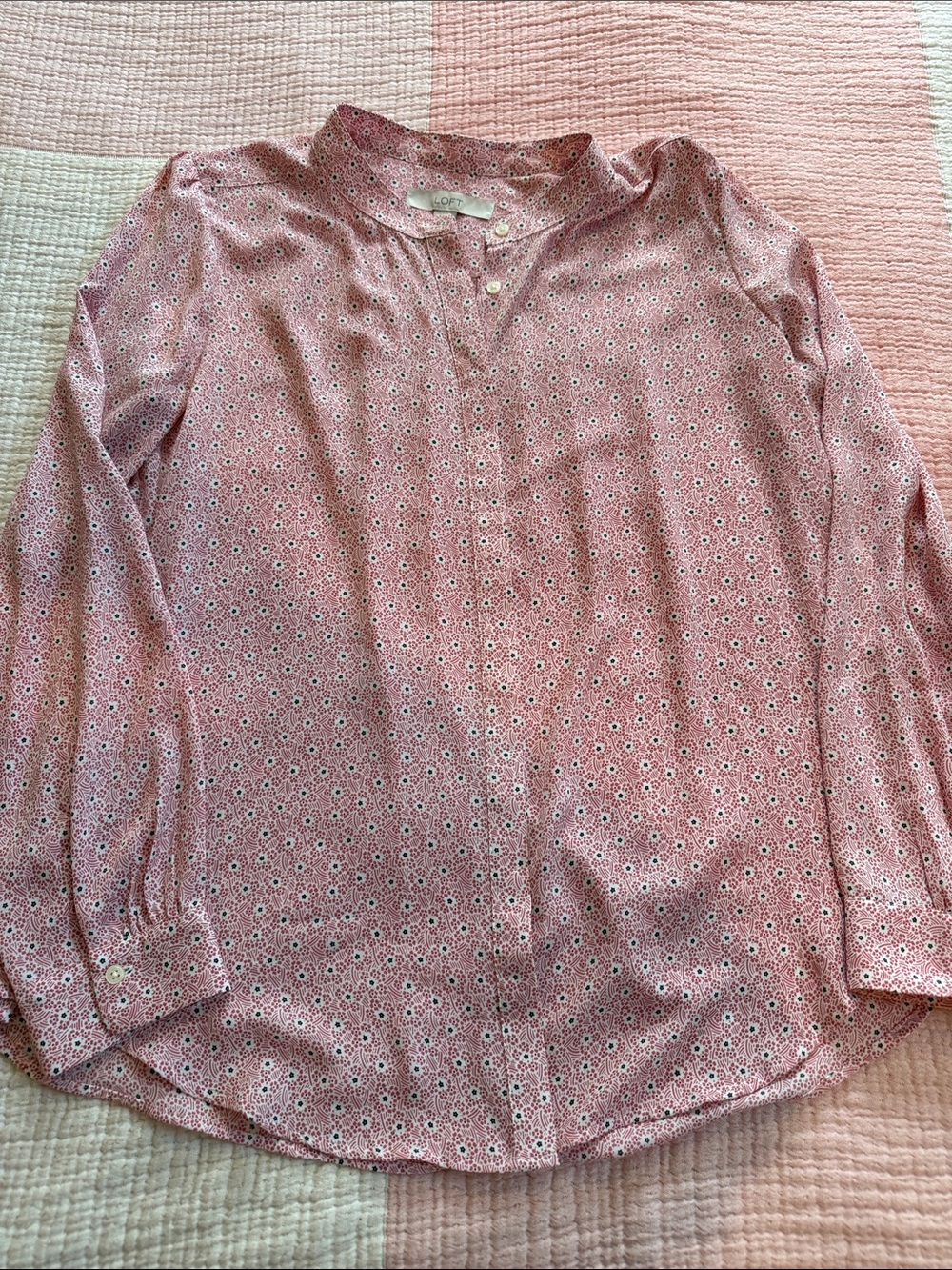 Loft button down top - Picture 1 of 7